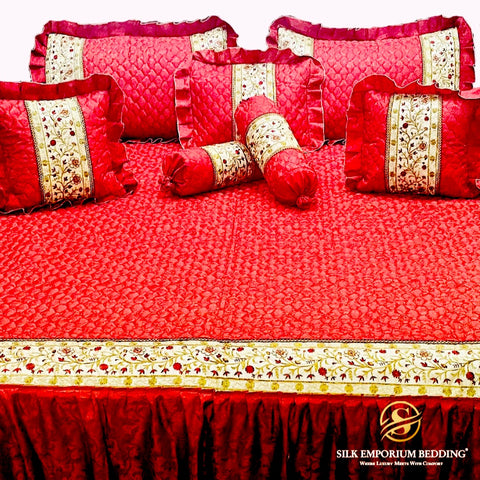 Jacquard Luxury Bridal 9 Pcs set